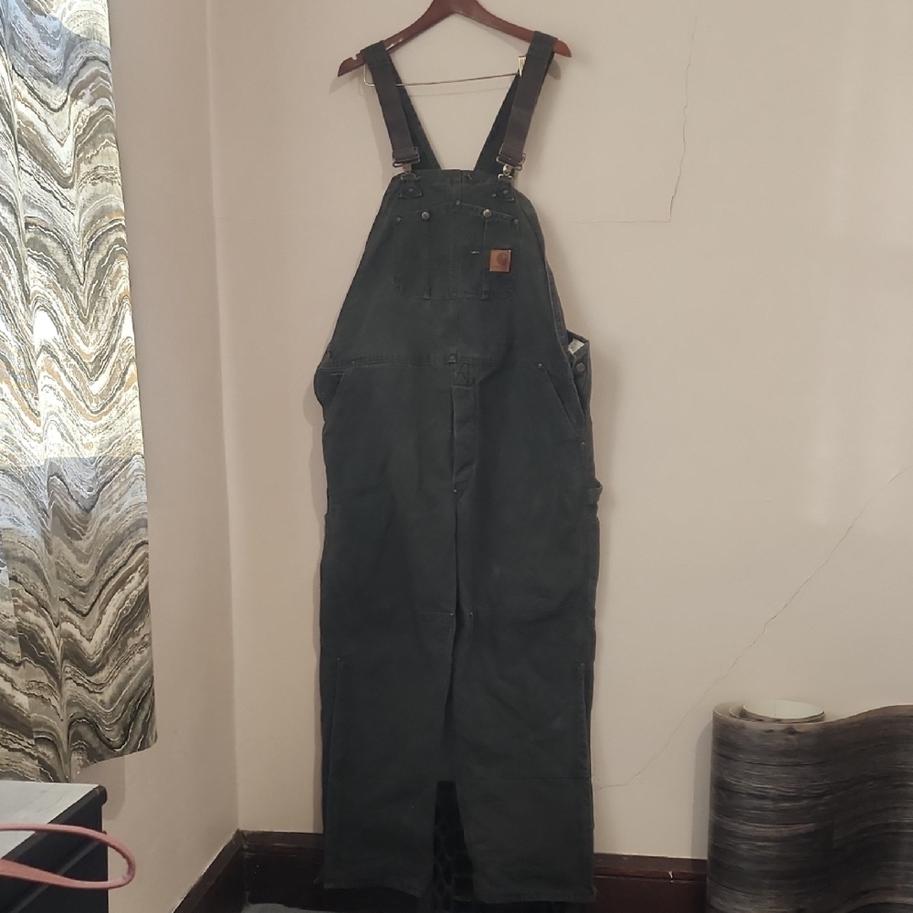 Carhartt Olive Green Apparel with Brown Patch